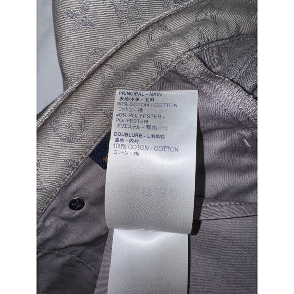 Louis Vuitton DL0 Monogram Slim Jeans All Over Logo Grey Denim Classic Pants 34 - Picture 14 of 15